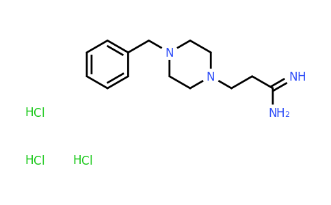 CAS 1170972-54-9 | 3-(4-Benzylpiperazin-1-yl)propanimidamide trihydrochloride