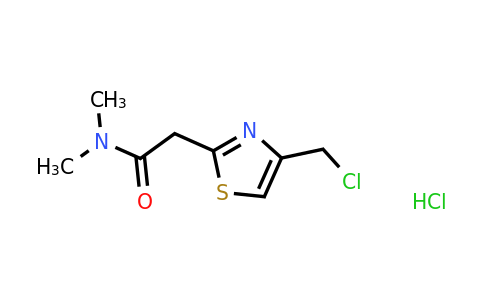 CAS 1170979-24-4 | 2-[4-(Chloromethyl)-1,3-thiazol-2-yl]-N,N-dimethylacetamide hydrochloride