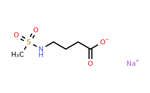 CAS 1170982-01-0 | Sodium 4-methanesulfonamidobutanoate