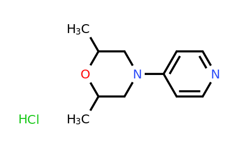 CAS 1171028-56-0 | 2,6-Dimethyl-4-(pyridin-4-yl)morpholine hydrochloride