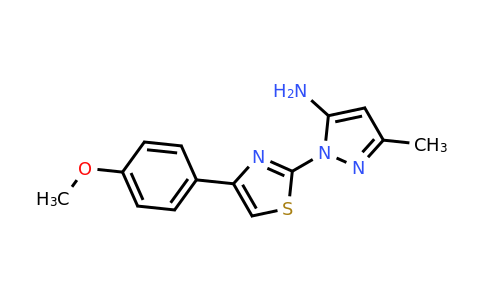 CAS 1171036-79-5 | 1-[4-(4-methoxyphenyl)-1,3-thiazol-2-yl]-3-methyl-1H-pyrazol-5-amine