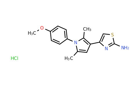 CAS 1171065-61-4 | 4-[1-(4-methoxyphenyl)-2,5-dimethyl-1H-pyrrol-3-yl]-1,3-thiazol-2-amine hydrochloride