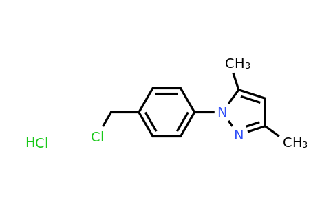 CAS 1171078-98-0 | 1-[4-(Chloromethyl)phenyl]-3,5-dimethyl-1H-pyrazole hydrochloride