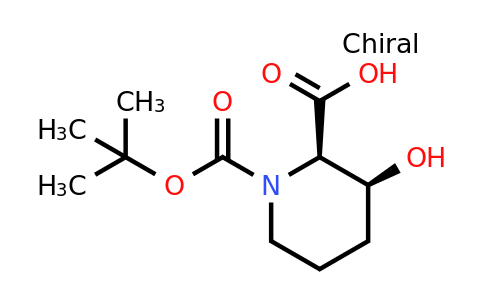 CAS 1171122-43-2 | (2R,3S)-1-[(tert-butoxy)carbonyl]-3-hydroxypiperidine-2-carboxylic acid