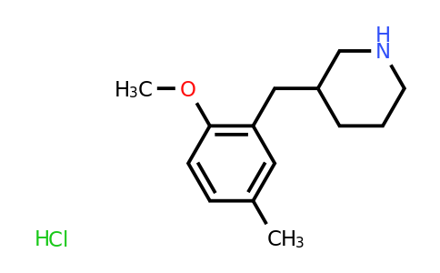 CAS 1171173-82-2 | 3-(2-Methoxy-5-methyl-benzyl)-piperidine hydrochloride