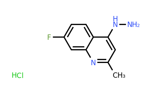 CAS 1171174-76-7 | 7-Fluoro-4-hydrazino-2-methylquinoline hydrochloride