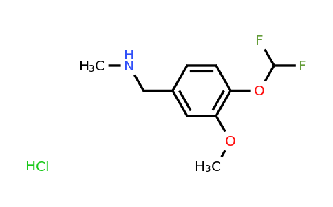 CAS 1171183-10-0 | {[4-(difluoromethoxy)-3-methoxyphenyl]methyl}(methyl)amine hydrochloride