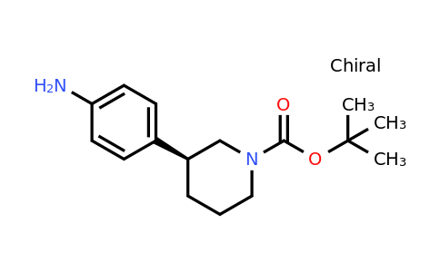 CAS 1171197-20-8 | tert-butyl (3S)-3-(4-aminophenyl)piperidine-1-carboxylate