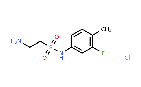 CAS 1171345-34-8 | 2-Amino-N-(3-fluoro-4-methylphenyl)ethane-1-sulfonamide hydrochloride