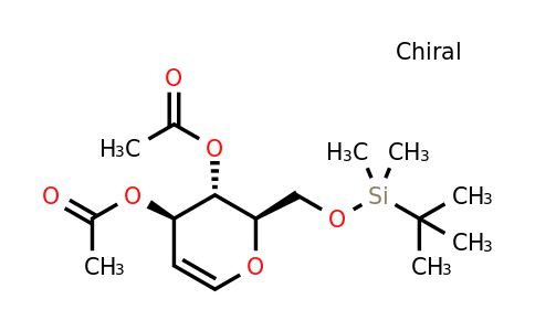 CAS 117136-33-1 | (2R,3S,4R)-2-(((tert-butyldimethylsilyl)oxy)methyl)-3,4-dihydro-2H-pyran-3,4-diyl diacetate