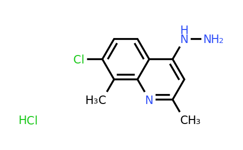 CAS 1171376-80-9 | 7-Chloro-2,8-dimethyl-4-hydrazinoquinoline hydrochloride