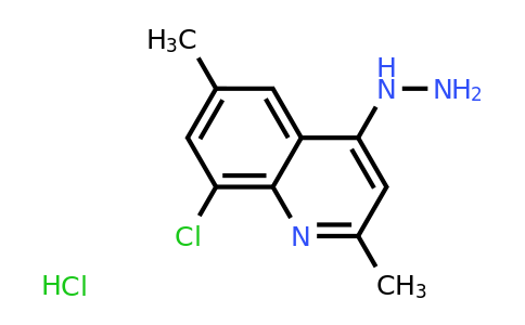 CAS 1171379-23-9 | 8-Chloro-2,6-dimethyl-4-hydrazinoquinoline hydrochloride