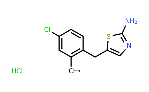 CAS 1171404-83-3 | 5-[(4-Chloro-2-methylphenyl)methyl]-1,3-thiazol-2-amine hydrochloride
