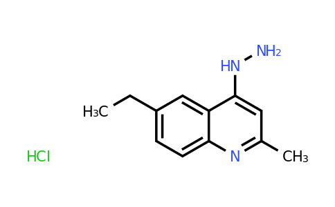 CAS 1171434-97-1 | 6-Ethyl-4-hydrazino-2-methylquinoline hydrochloride