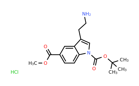 CAS 1171456-52-2 | 1-(tert-butyl) 5-methyl 3-(2-aminoethyl)-1H-indole-1,5-dicarboxylate hydrochloride