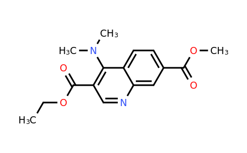 CAS 1171523-92-4 | 3-Ethyl 7-methyl 4-(dimethylamino)quinoline-3,7-dicarboxylate