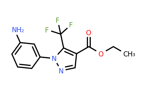 CAS 1171543-02-4 | Ethyl 1-(3-aminophenyl)-5-(trifluoromethyl)-1H-pyrazole-4-carboxylate