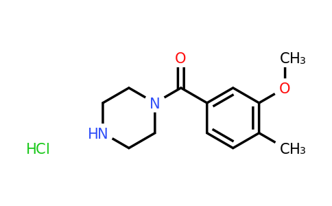 CAS 1171557-04-2 | 1-(3-Methoxy-4-methylbenzoyl)piperazine hydrochloride