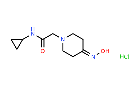 CAS 1171559-62-8 | N-Cyclopropyl-2-[4-(hydroxyimino)piperidin-1-yl]acetamide hydrochloride