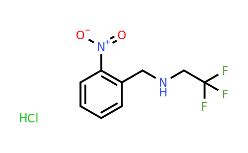CAS 1171562-15-4 | [(2-Nitrophenyl)methyl](2,2,2-trifluoroethyl)amine hydrochloride
