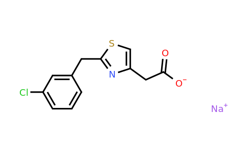 CAS 1171566-72-5 | Sodium 2-{2-[(3-chlorophenyl)methyl]-1,3-thiazol-4-yl}acetate
