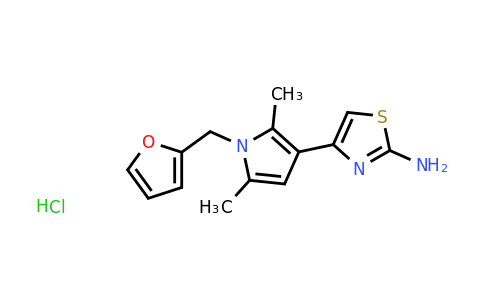 CAS 1171580-10-1 | 4-{1-[(furan-2-yl)methyl]-2,5-dimethyl-1H-pyrrol-3-yl}-1,3-thiazol-2-amine hydrochloride