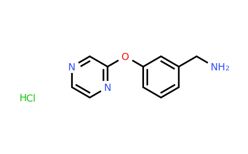 CAS 1171587-07-7 | (3-(Pyrazin-2-yloxy)phenyl)methanamine hydrochloride