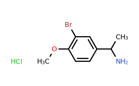 CAS 1171612-59-1 | 1-(3-Bromo-4-methoxyphenyl)ethan-1-amine hydrochloride
