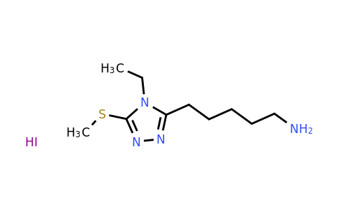 CAS 1171624-87-5 | 5-[4-ethyl-5-(methylsulfanyl)-4H-1,2,4-triazol-3-yl]pentan-1-amine hydroiodide