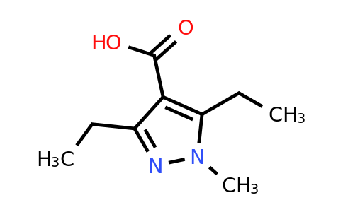 CAS 1171627-40-9 | 3,5-diethyl-1-methyl-1H-pyrazole-4-carboxylic acid