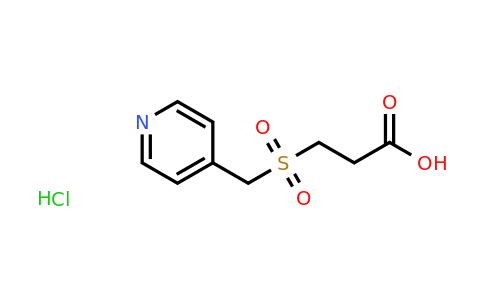CAS 1171643-43-8 | 3-(Pyridin-4-ylmethanesulfonyl)propanoic acid hydrochloride
