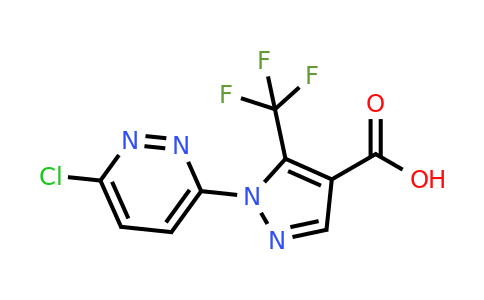 CAS 1171703-24-4 | 1-(6-Chloropyridazin-3-yl)-5-(trifluoromethyl)-1H-pyrazole-4-carboxylic acid