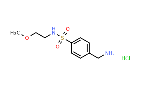 CAS 1171739-44-8 | 4-(Aminomethyl)-N-(2-methoxyethyl)benzene-1-sulfonamide hydrochloride