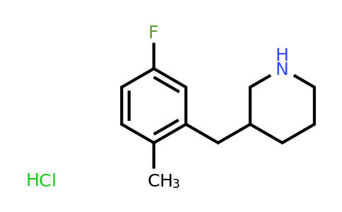 CAS 1171749-03-3 | 3-(5-Fluoro-2-methyl-benzyl)-piperidine hydrochloride