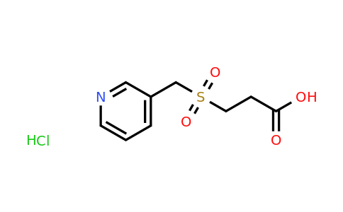 CAS 1171755-83-1 | 3-(Pyridin-3-ylmethanesulfonyl)propanoic acid hydrochloride