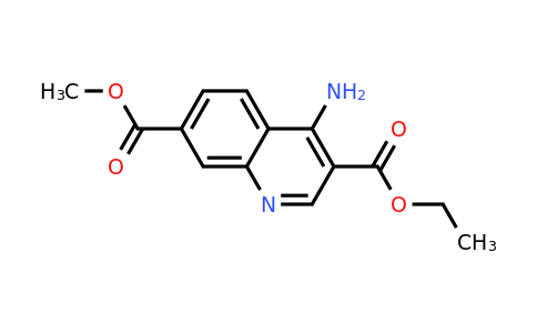 CAS 1171763-34-0 | 3-Ethyl 7-methyl 4-aminoquinoline-3,7-dicarboxylate