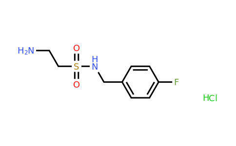 CAS 1171837-75-4 | 2-Amino-N-[(4-fluorophenyl)methyl]ethane-1-sulfonamide hydrochloride