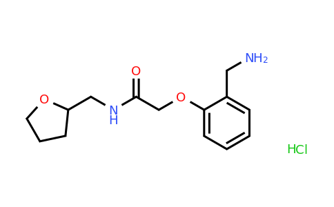 CAS 1171843-55-2 | 2-[2-(Aminomethyl)phenoxy]-N-(oxolan-2-ylmethyl)acetamide hydrochloride
