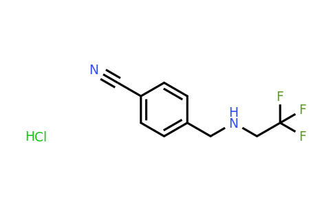 CAS 1171852-57-5 | 4-{[(2,2,2-trifluoroethyl)amino]methyl}benzonitrile hydrochloride