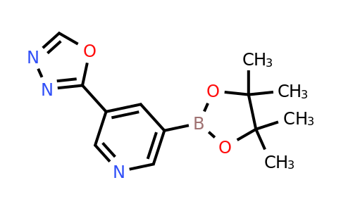 CAS 1171891-37-4 | 2-(5-(4,4,5,5-Tetramethyl-1,3,2-dioxaborolan-2-YL)pyridin-3-YL)-1,3,4-oxadiazole