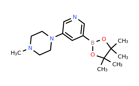 CAS 1171892-37-7 | 1-Methyl-4-(5-(4,4,5,5-tetramethyl-1,3,2-dioxaborolan-2-YL)pyridin-3-YL)piperazine