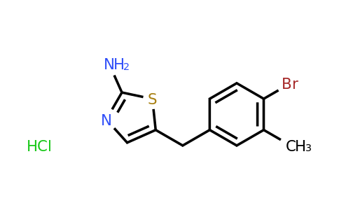 CAS 1171901-42-0 | 5-[(4-Bromo-3-methylphenyl)methyl]-1,3-thiazol-2-amine hydrochloride