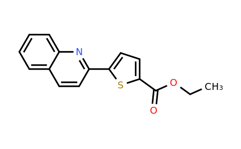 CAS 1171919-15-5 | Ethyl 5-(quinolin-2-yl)thiophene-2-carboxylate