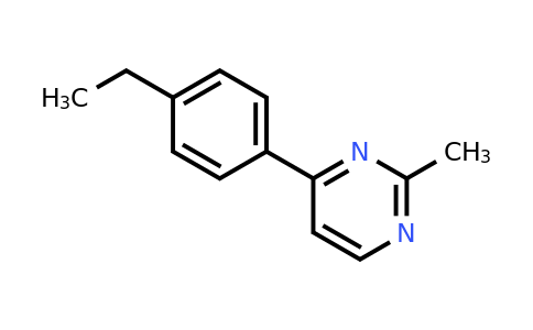 CAS 1171927-27-7 | 4-(4-Ethylphenyl)-2-methylpyrimidine