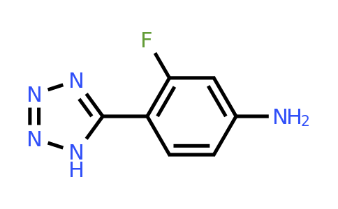 CAS 1171930-26-9 | 3-Fluoro-4-(1H-tetrazol-5-YL)-phenylamine