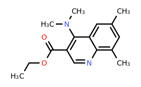 CAS 1171932-56-1 | Ethyl 4-(dimethylamino)-6,8-dimethylquinoline-3-carboxylate
