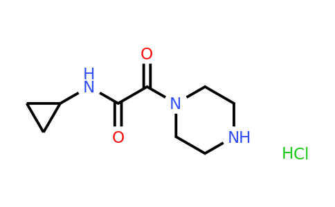 CAS 1171934-06-7 | N-Cyclopropyl-2-oxo-2-(piperazin-1-yl)acetamide hydrochloride