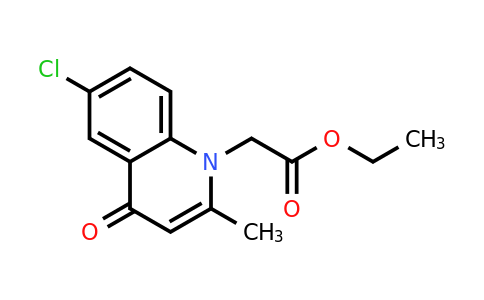 CAS 1171940-80-9 | Ethyl 2-(6-chloro-2-methyl-4-oxoquinolin-1(4H)-yl)acetate