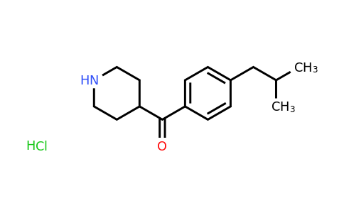CAS 1171984-73-8 | 4-[4-(2-Methylpropyl)benzoyl]piperidine hydrochloride