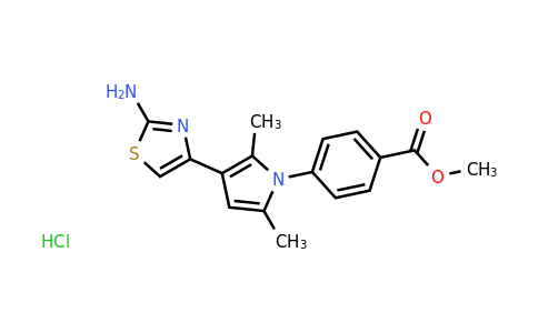 CAS 1172047-05-0 | methyl 4-[3-(2-amino-1,3-thiazol-4-yl)-2,5-dimethyl-1H-pyrrol-1-yl]benzoate hydrochloride